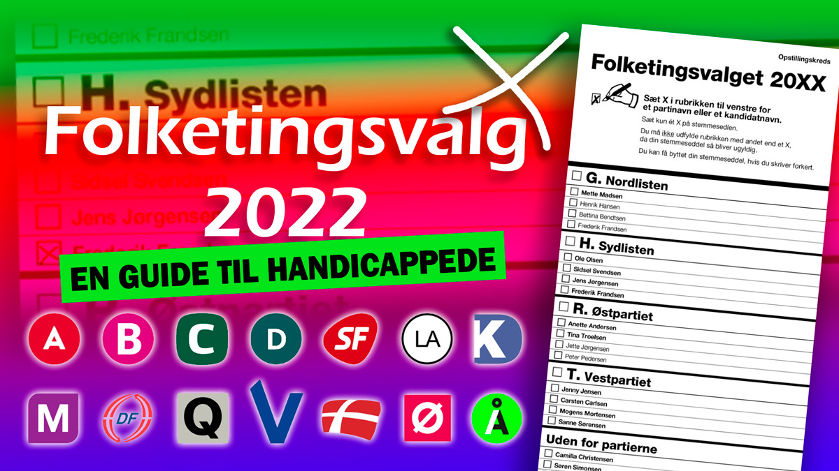 Folketingsvalg 2022 – En Guide Til Handicappede – Rytterposten